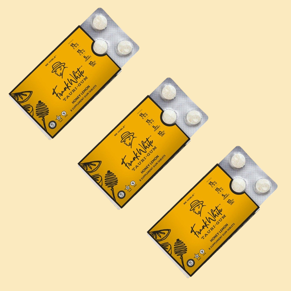 Frank White Honey-Lemon Gum 3 Pack