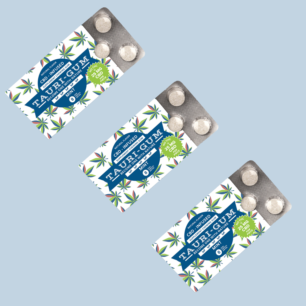 Mint CBD Gum 3 Pack