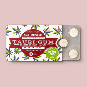 Pomegranate CBD Gum