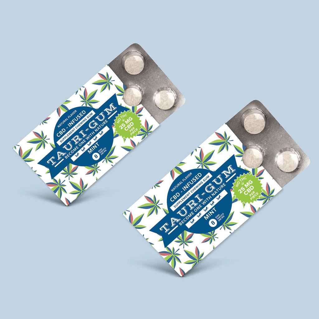 Mint CBD Gum - 2 Pack